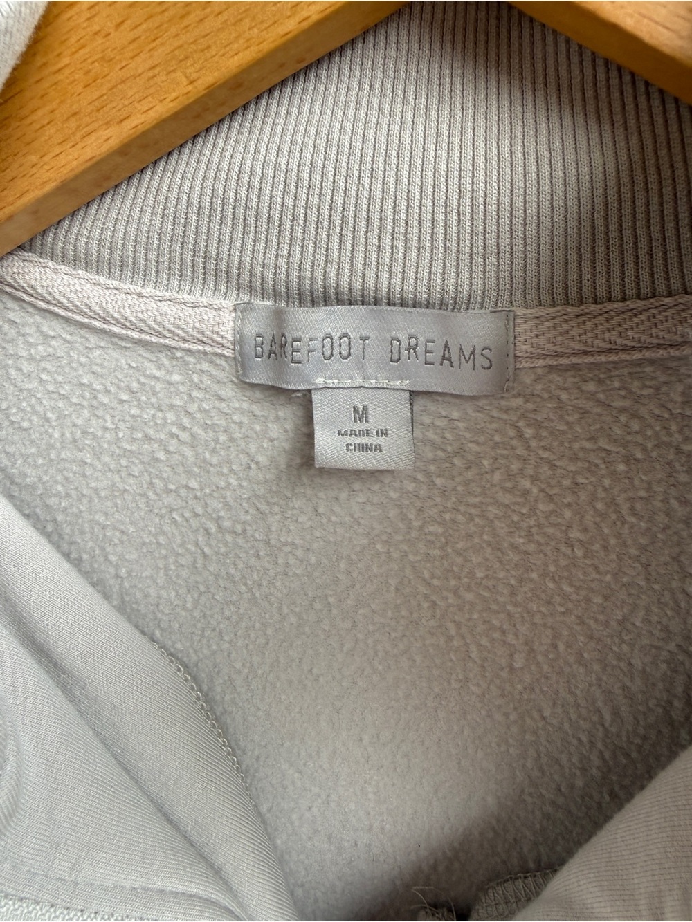 Barefoot Dreams Light Taupe Pullover - Picture 3 of 7